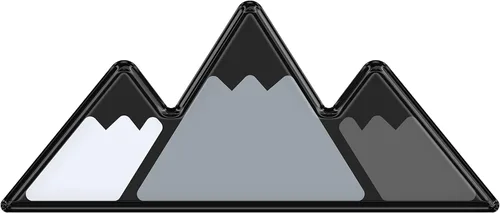 Vista 14 de Insignia tricolor - Compatible con Toy Taco, Tun y 4Run Negro con escala de grises TRI
