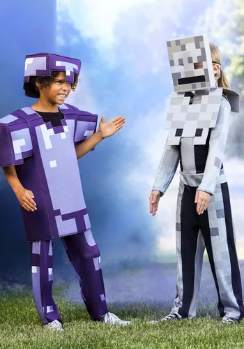 Vista 7 de Minecraft Enchanted Diamond Armor Deluxe - Disfraz infantil
