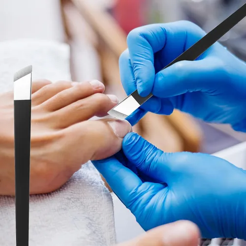 Vista 6 de cobee Juego de 6 piezas para eliminar uñas encarnadas, herramienta para uñas encarnadas y removedor de callos con caja de almacenamiento