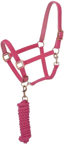 Vista 8 de Tough 1 Tough-1 Cabestro (halter) acolchado de neopreno con hebillas estilo antiguas, incluye correa de guía