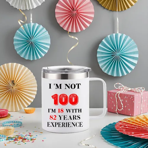 Vista 6 de Regalos de 100 cumpleaños para mujeres y hombres, ideas de regalos de 100 cumpleaños de 1926 cumpliendo 100 años, decoraciones felices de 100