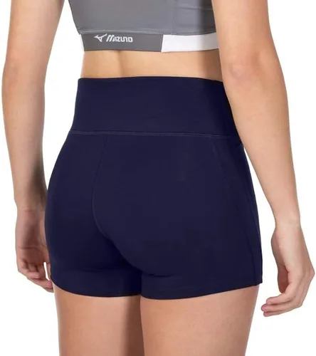 Vista 4 de Mizuno Pantalón corto de voleibol con entrepierna elevada de 4 pulgadas para mujer