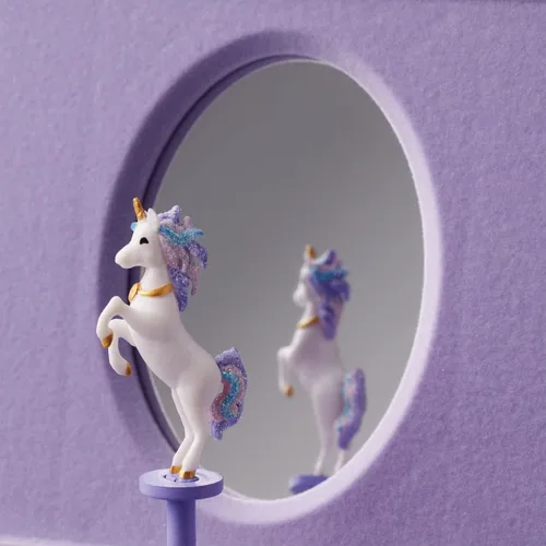 Vista 5 de Lenox Childhood Memories - Joyero de unicornio personalizado, organizador de joyas musicales grabado, My First Jewelry Box para niños, niñas pequeñas
