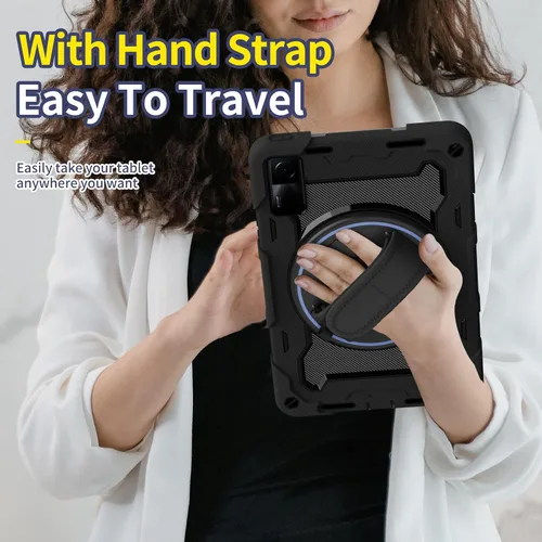 Vista 6 de Funda para Xiaomi Redmi Pad de 10.61 pulgadas lanzada 2022, funda protectora de silicona resistente a prueba de golpes para RedMi Pad de 10.61