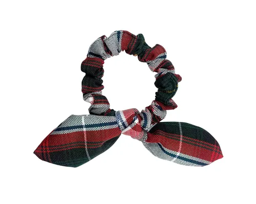 Vista 27 de Back to School/Uniform Plaid Scrunchie bunny ear Bowknot/School Uniform Plaid/Ponytail Bow Scrunchie/Plaid Accessories (Plaid 42-Bernards)