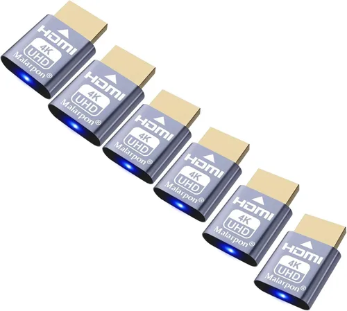 Vista 27 de Enchufe simulado HDMI compatible con pantalla sin cabeza emulador DDC EDID Headless Ghos con Windows Mac OSX Linux Ideal para aceleración