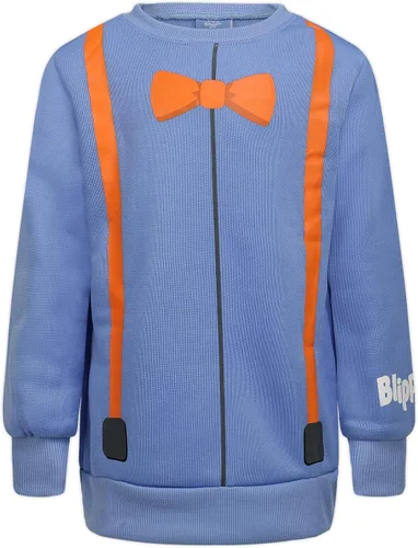 Vista 2 de Blippi Conjunto de camisa y pantalones de manga larga para niños pequeños y niños pequeños