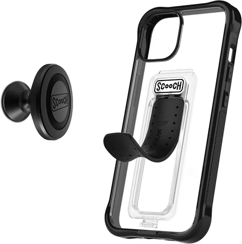 Vista 12 de Scooch Wingman - Funda con soporte de patas para iPhone 11 [Protección contra caídas de 10 pies] [Soporte de dos vías] Cubierta protectora, funciona