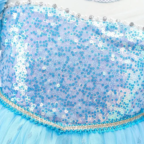 Vista 6 de Disfraz de princesa para niñas, disfraz casual de verano para niñas