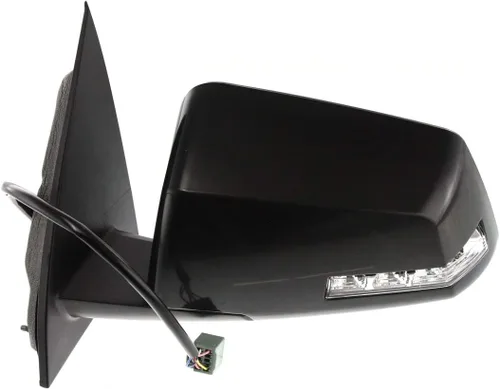 Vista 4 de Kool Vue - Espejo calefactable para el lado del conductor para Chevrolet Traverse 2009-2017, plegado manual con luz de señal pintable