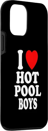 Vista 3 de iPhone 12 mini I Heart (Love) Hot Pool Boys Summer Cleaning MILF Cougar Case