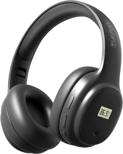 Vista 10 de Audífonos de Radio FM Personales Recargables y Portátiles con Mejor Recepción, Auriculares Inalámbricos con Protectores Auditivos para Correr