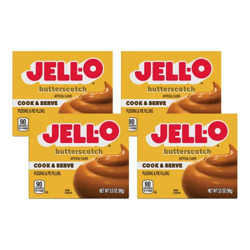 Vista 10 de Jell-O Postre de gelatina sin azúcar, plátano fresa (paquete de 4)
