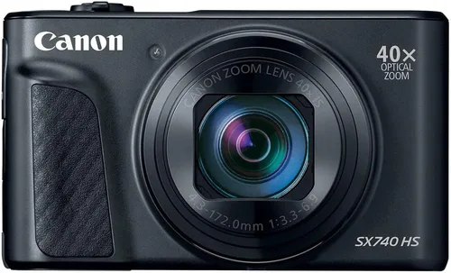 Vista 2 de Canon PowerShot SX740 HS Cámara digital (negro) (2955C001) + tarjeta de memoria de 64 GB + lector de tarjetas + bolsa suave de lujo + trípode