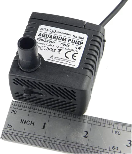 Vista 4 de Bomba sumergible para estanque NS260 Mini AC 220-240V bomba de agua para promover la circulación del agua y la fuente