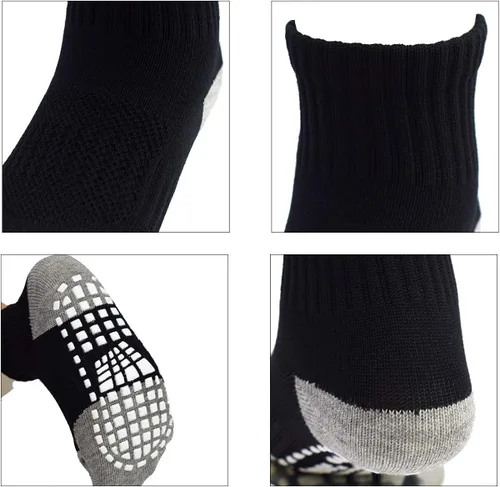 Vista 6 de LA DEARCHUU Calcetines de tobillo antideslizantes para bebé, calcetines atléticos antideslizantes para bebés activos, niños y niñas de 1 a 7 años