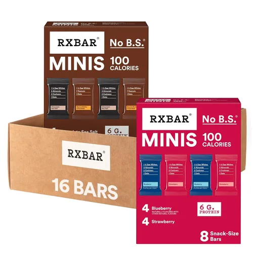 Vista 13 de RXBAR Minis - Barras de proteínas, 0.24 oz de proteína, aperitivos sin gluten, paquete variado (4 cajas, 32 unidades)