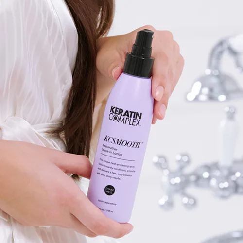 Vista 7 de Keratin Complex - KCSMOOTH Loción restauradora sin enjuague Blow Dry Aid - 5 fl oz