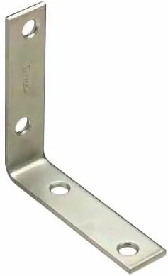 Vista 3 de NATIONAL/SPECTRUM BRANDS HHI N113-456 - Plancha de esquina de 3 x 3/4 pulgadas, paquete de 4