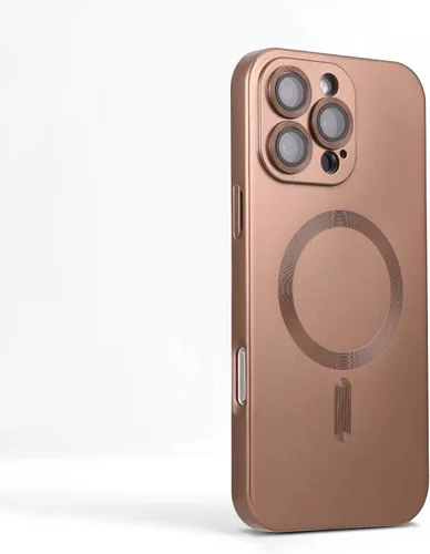 Vista 12 de Funda magnética para iPhone 11, suave y delgada, antihuellas, con protección de cámara, compatible con MagSafe, titanio desierto