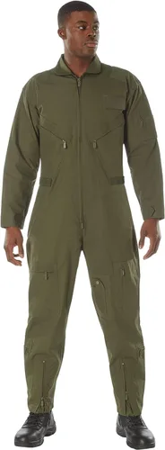 Vista 2 de Rothco - Overol de vuelo, Verde, 6XL