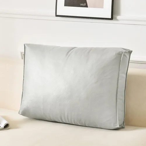 Vista 13 de YURRO Cojín lumbar para sofá, almohada de respaldo de piel sintética impermeable para cama, televisor, sofá, almohada de lectura con soporte
