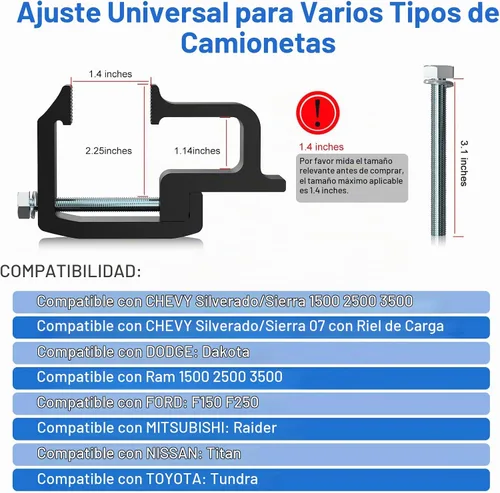Vista 2 de moveland 8 piezas de abrazaderas para carcasa de caravana - Abrazaderas para techo de camiones resistentes - Abrazaderas para tapa de camiones sin