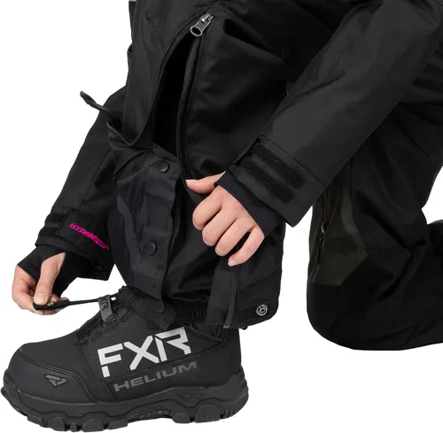 Vista 6 de FXR Monosuit CX Lite 2025 para mujer (negro/camuflaje militar/E.Pink - 10)