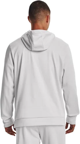 Vista 3 de Under Armour Sudadera con capucha de vellón ArmourFleece con logotipo grande para hombre