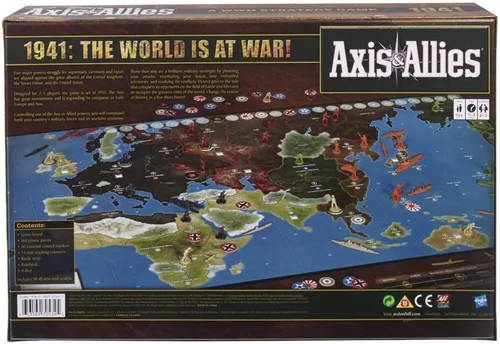 Vista 2 de Alianza y alienígenas 1941 juego de mesa.