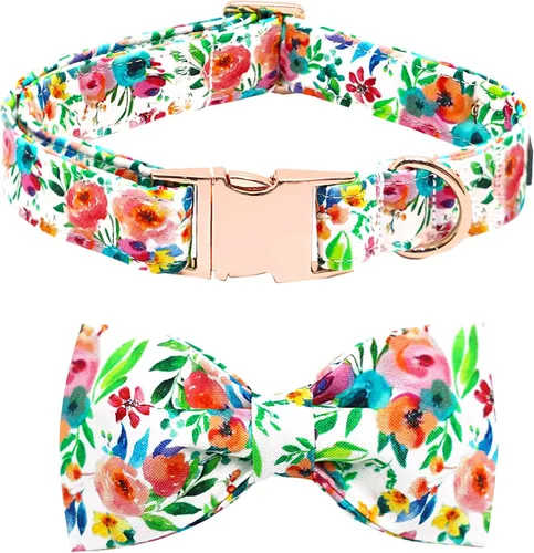 Vista 24 de Collar para perro, con estampado de tiburón, collar para cachorro, collar para mascotas, collar de lazo para perros, suave, duradero, ajustable