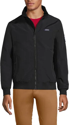 Vista 3 de Lands' End Mens Squall Classic Bomber Jacket