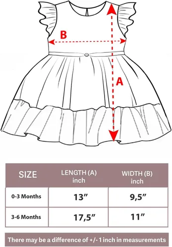 Vista 7 de Lilax Vestido de tul con volantes para bebé, conjunto de regalo de tutú en capas