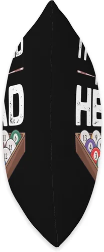 Vista 2 de 8 Ball Pool Gift Billiards Accessories & Stuff Divertido diseño de billar para hombres y mujeres, cojín deportivo para jugadores de piscina, 16 x 16