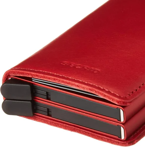 Vista 2 de Secrid - Cartera doble de piel auténtica con protección RFID, capacidad para 16 tarjetas