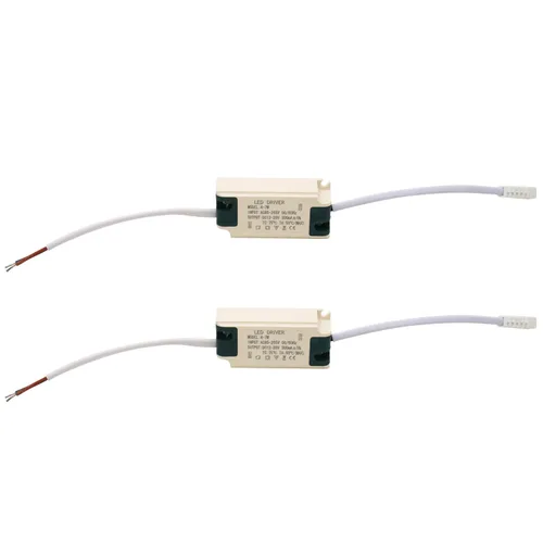 Vista 6 de Controlador LED de 1-3W, corriente constante 300mA CA 85-265V Salida 6-12V SM conector macho fuente de alimentación externa transformador