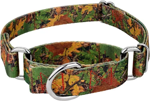 Vista 12 de Country Brook Petz - Collar de perro Martingala de camuflaje azul con diseño de camuflaje y diseños resistentes (1/2 pulgada, 2XS)