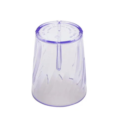 Vista 3 de G.E.T. 2206-1-BL - Vasos de plástico irrompibles sin BPA, 6 onzas, color azul (juego de 12)