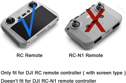 Vista 7 de Joystick Thumb Rocker para control remoto de pantalla DJI RC, calcomanías de aleación de aluminio de repuesto para DJI Mini 3 / Mini 3 Pro/Mavic 3