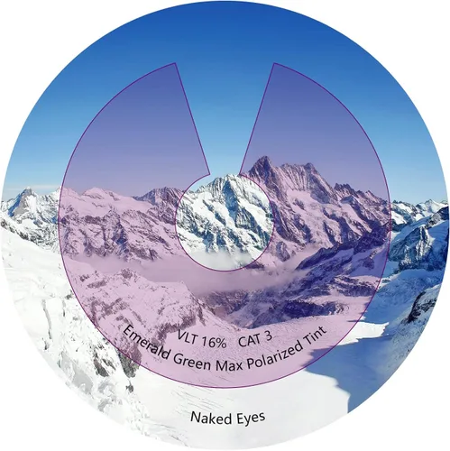 Vista 4 de Tintart Lentes de repuesto de rendimiento compatibles con Oakley Juliet Polarized Etched