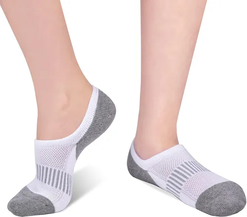 Vista 5 de Cozi Foot 6 pares de calcetines invisibles para mujer con cojín deportivo para correr