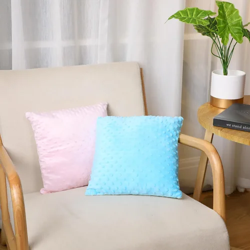 Vista 6 de Kigley Paquete de 2 Almohadas Vibratorias Sensoriales para Niños y Adultos Activadas por Presión 12 x 12 Masaje con Protuberancias de Estimulación