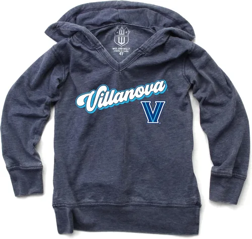 Vista 16 de Wes and Willy NCAA Camiseta con Capucha de Cuello en V para Niñas Air Force Falcons Azul
