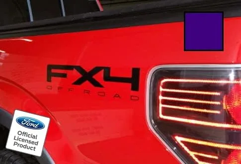 Vista 14 de FX4 Offroad Calcomanías para Ford F150 Negro (2009,2010,2011) - CB [Juego de 2]