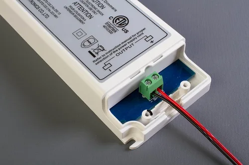 Vista 3 de Transformador de controlador regulable Triac de 12 V, con certificación ETL, fuente de alimentación de voltaje constante para control de luz de tira