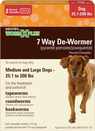 Vista 9 de Worm X Plus - Desparasitante masticable de 7 vías para perros - Tabletas para perros pequeños y cachorros (6-25 libras)