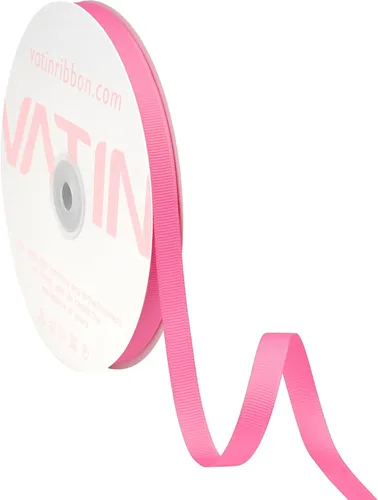 Vista 203 de VATIN Cinta de Grogrén Negra, 1-1/2" x 50 Yardas Continuas, Cinta de Grogrén de Poliéster Negra, Usar para Lazos de Bricolaje, Accesorios