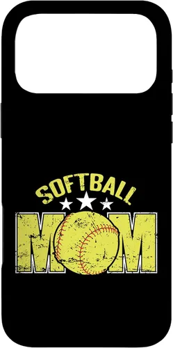 Vista 22 de Softball Mom Sports Parent Team Supporter Case for iPhone 16