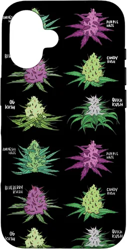 Vista 32 de Weed Pattern Kind of Weed Pot Stoner Marihuana Cannabis Leaf Case para iPhone 17