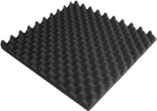 Vista 8 de Ez4garden - Paquete de 12 paneles acústicos autoadhesivos de espuma para estudio, a prueba de sonido, acolchados, cuñas, aislante, 11.8 x 11.8 x 0.8